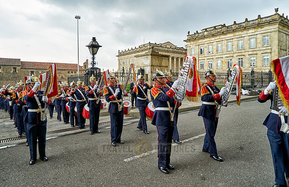 change of palace guard at presidential palace