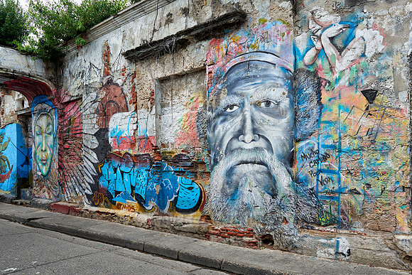 grafitti in Getsemani