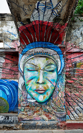 grafitti in Getsemani