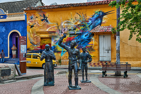 grafitti in Getsemani