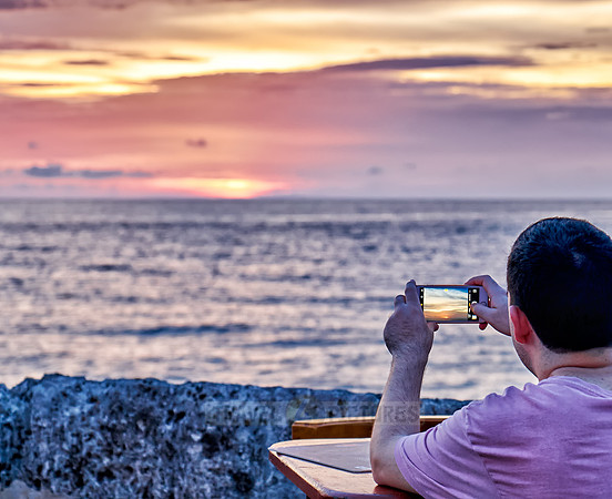 sunset at Cafe del Mar