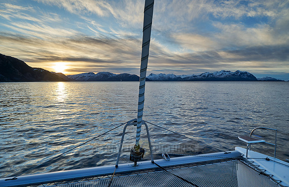sunrise over  Kaldfjord
