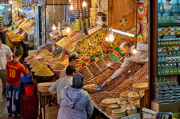 olives on food market