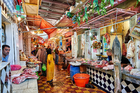 food market of  Meknes