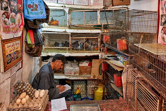 food market of  Meknes