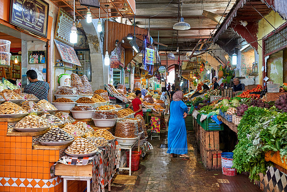 food market of  Meknes
