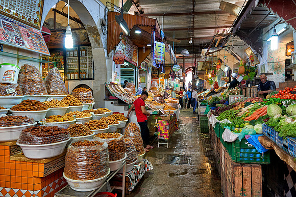 food market of  Meknes