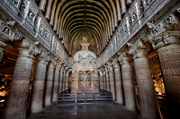 interior shot of Cave No. 26 of Ajanta caves