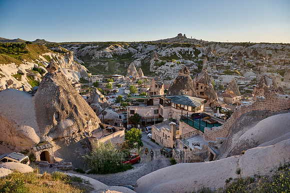 view on village of Goreme from above