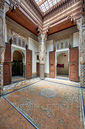 interior shot of  Dar Jamai Museum