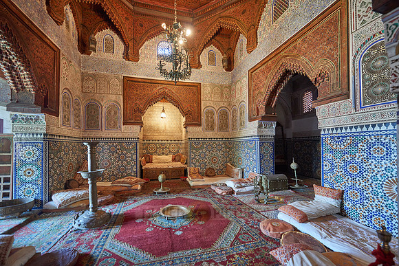 interior shot of  Dar Jamai Museum