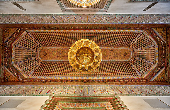 decorated golden ceiling