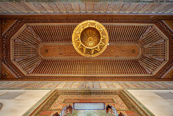 decorated golden ceiling