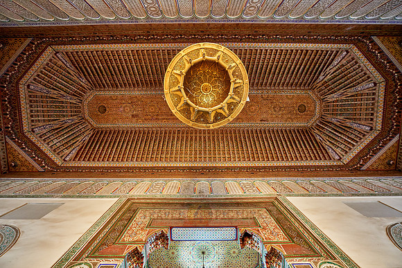decorated golden ceiling
