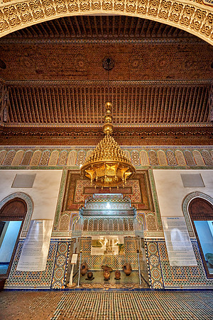 decorated golden ceiling