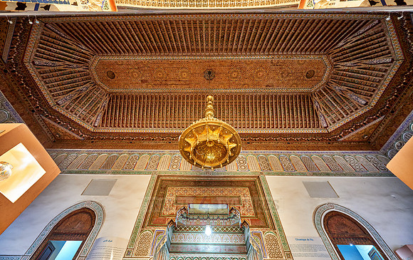 decorated golden ceiling