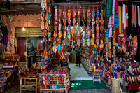 shoes on Berber market in Marrakesh