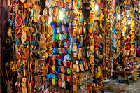 shoes on Berber market in Marrakesh