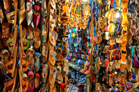 shoes on Berber market in Marrakesh
