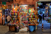 shoes on Berber market in Marrakesh