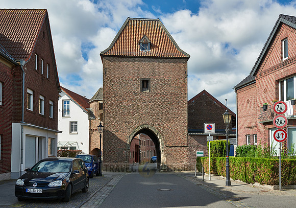City gate in the old city wall of Gangelt