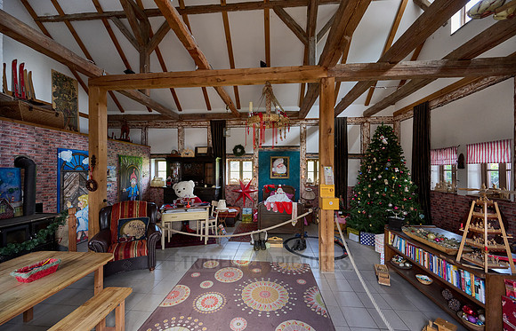 interior shot of Christmas House Himmelpfort