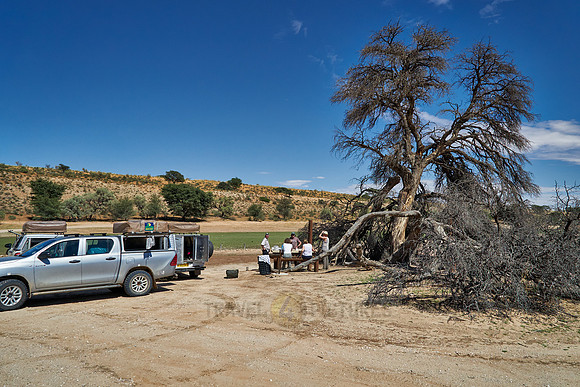 having a break in  Kgalagadi Transfrontier Park