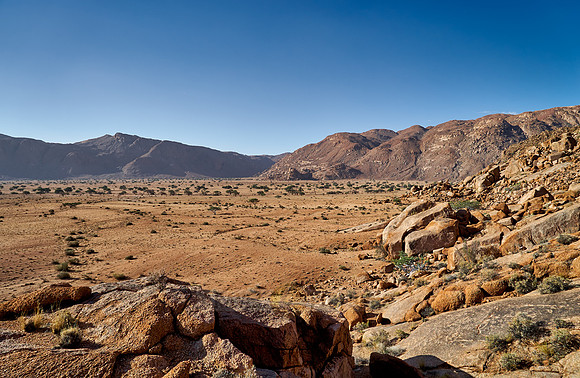 desert landscape on the farm Namtib