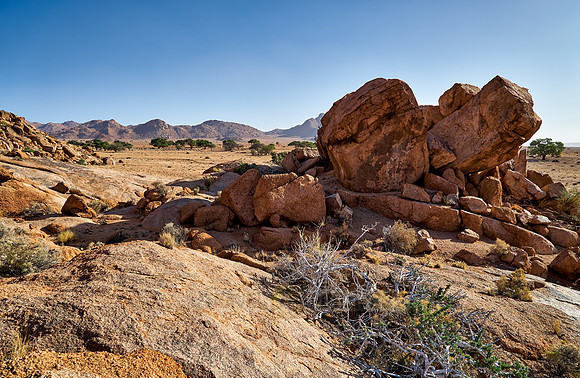 desert landscape on the farm Namtib