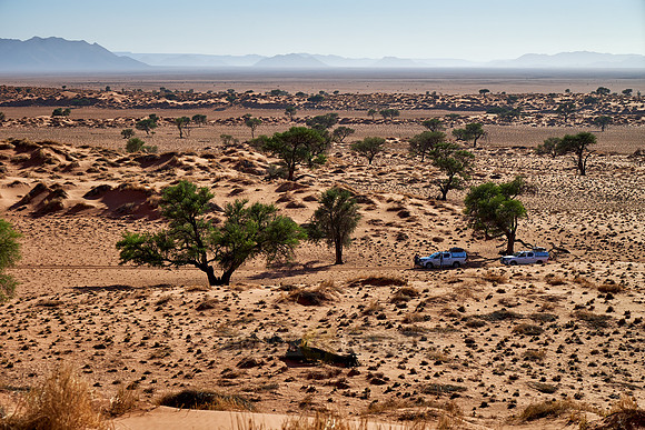 deserted landscape of NamibRand Nature Reserve