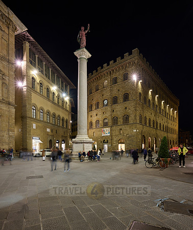 Piazza Santa Trinita with Colonna dell’Abbondanza