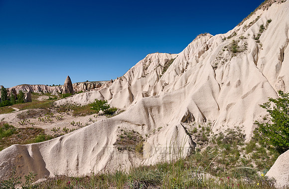 landscape of Rose Valley Goreme