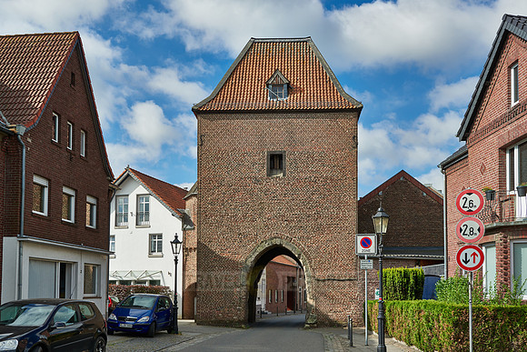 City gate in the old city wall of Gangelt