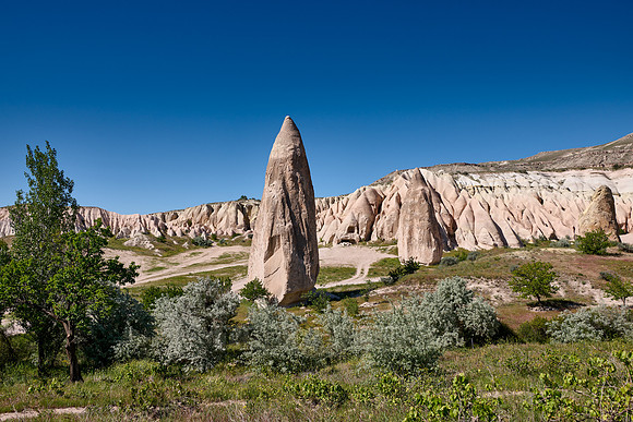 landscape of Rose Valley Goreme