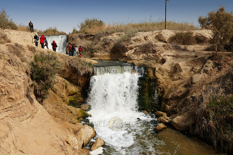 Waterfall Only travel4pictures | Wadi Rayan | the only waterfall of Egypt