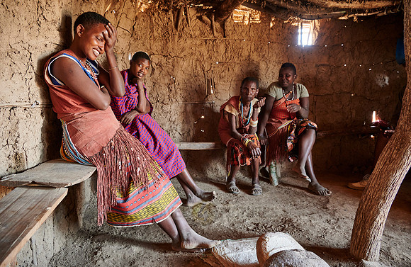 group of women of Datoga tribe