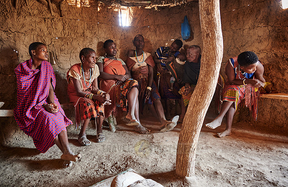 group of women of Datoga tribe