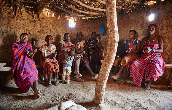 group of women of Datoga tribe