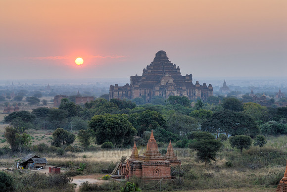 sunrise over Bagan