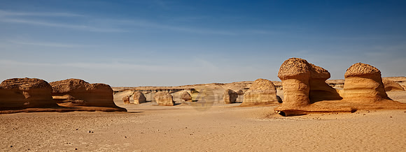 desert landscape at Wadi Hitan
