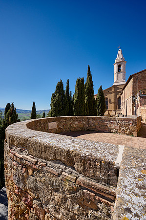 city wall of Pienza