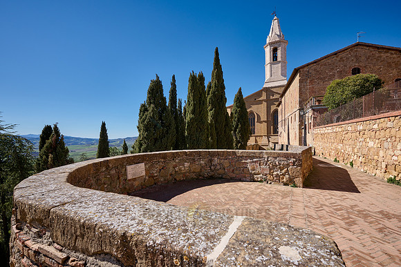 city wall of Pienza
