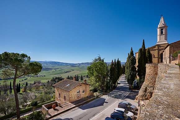 city wall of Pienza