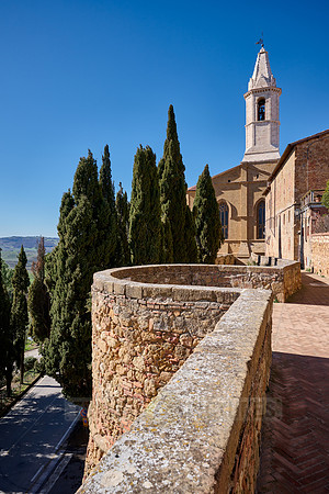 city wall of Pienza