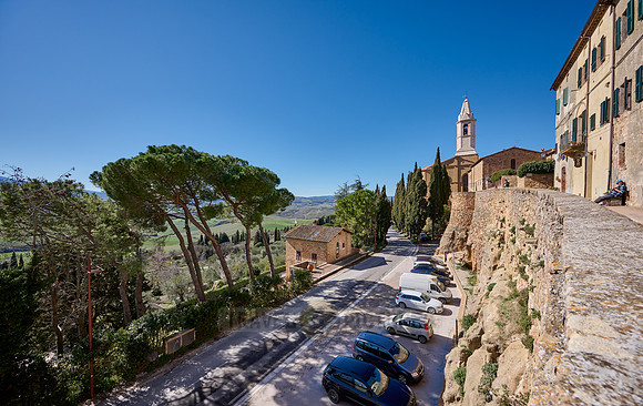 city wall of Pienza