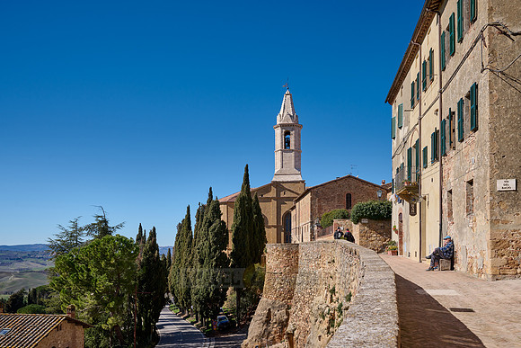 city wall of Pienza