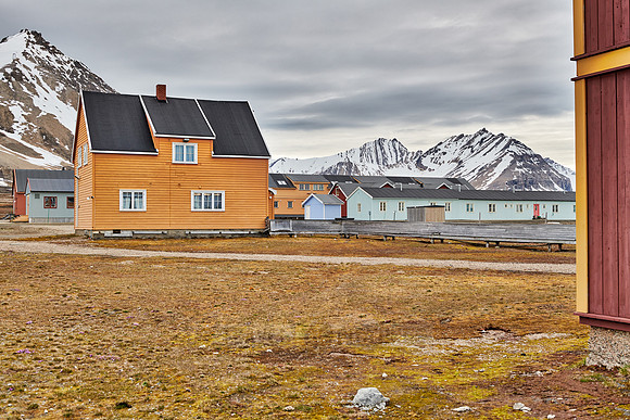 buildings of the Northernmost settlement Ny-Ålesund