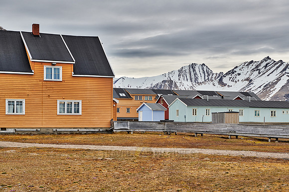 buildings of the Northernmost settlement Ny-Ålesund