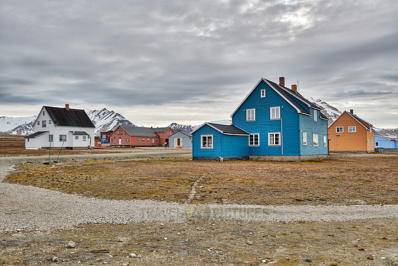 buildings of the Northernmost settlement Ny-Ålesund