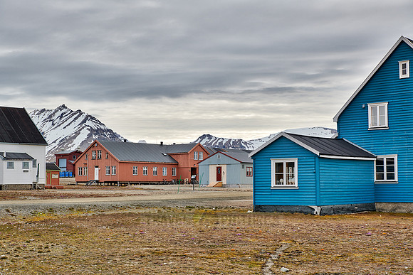 buildings of the Northernmost settlement Ny-Ålesund